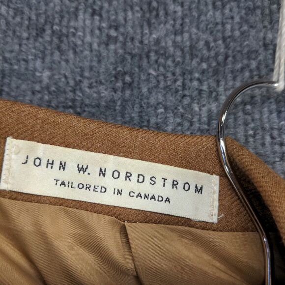 John W. Nordstrom Men's Blazer Suit Jacket Brown Actual 40x31.5 Cashmere - Picture 8 of 14